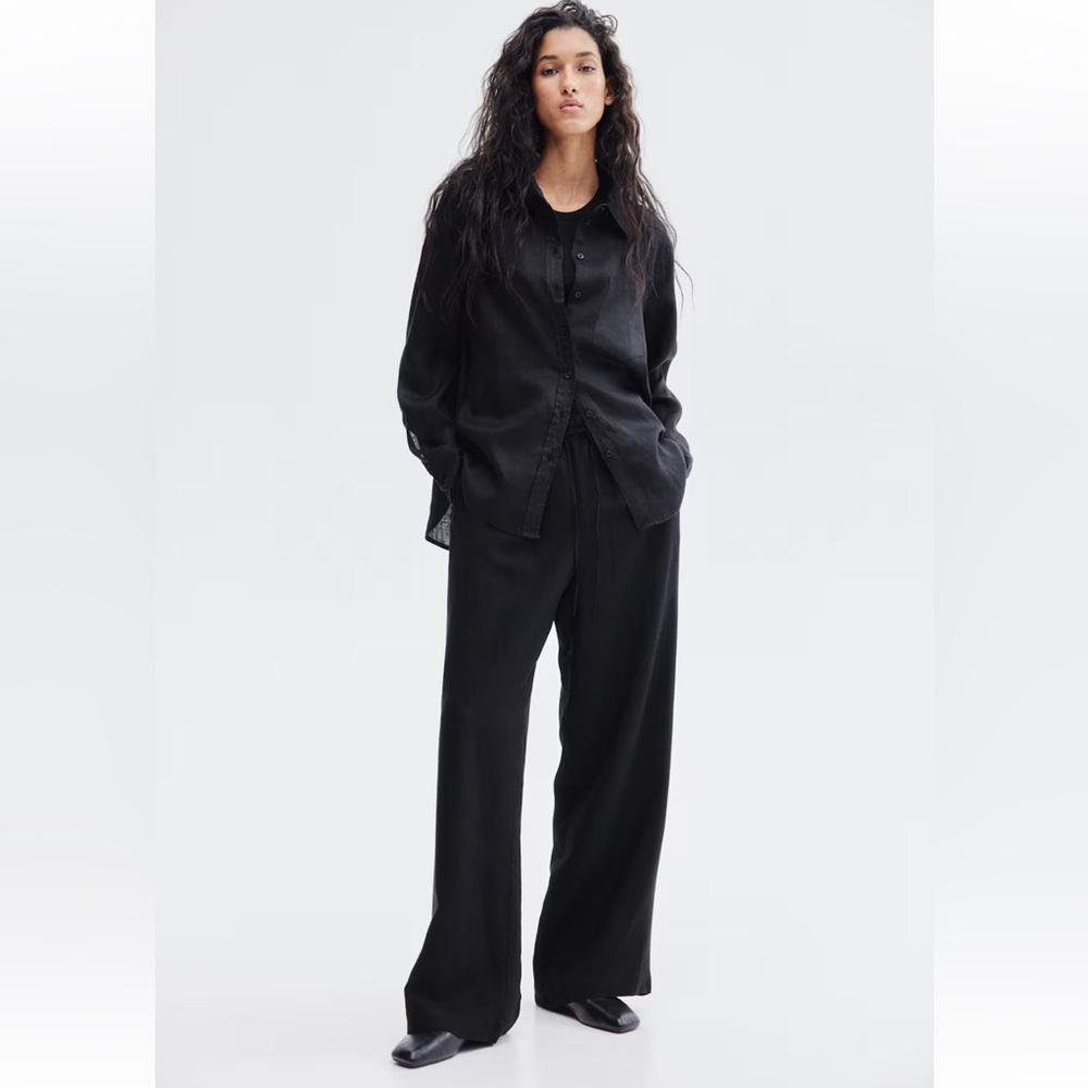 Linen Blend Pants